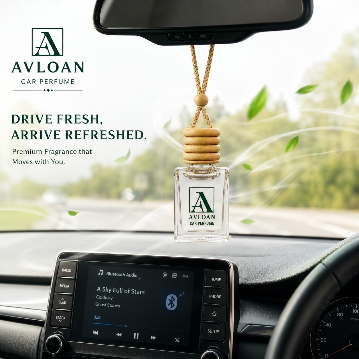AVLOAN Painepal Exotic Car Air Freshener – Premium Hanging Car Perfume for Long Lasting Luxury Fragrance | Exotic Tropical Aroma Diffuser for Car, Home & Office - Image 3