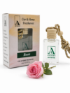 Avloan Rose Car & Home Freshener – Luxury Long Lasting Rose Fragrance Perfume for Car, Bedroom, Office & Bathroom | Premium Hanging Air Freshener Bottle